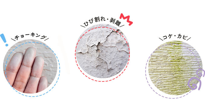 住まいの外壁に